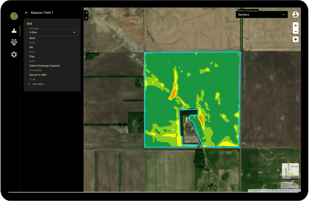 Soil data from FieldAgent