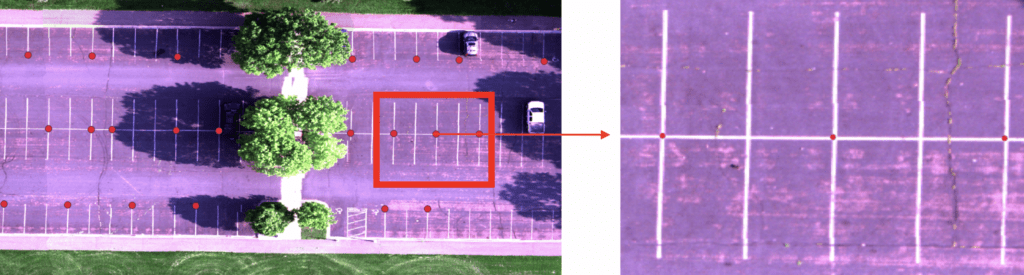 dgr capture parking lots lines
