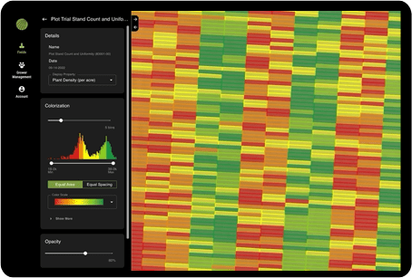 Plot Stand Count and Uniformity from Sentera