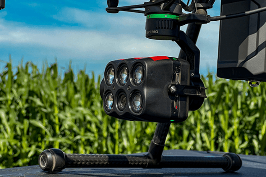 The 6X Sensor from Sentera captures science-grade multispectral imagery