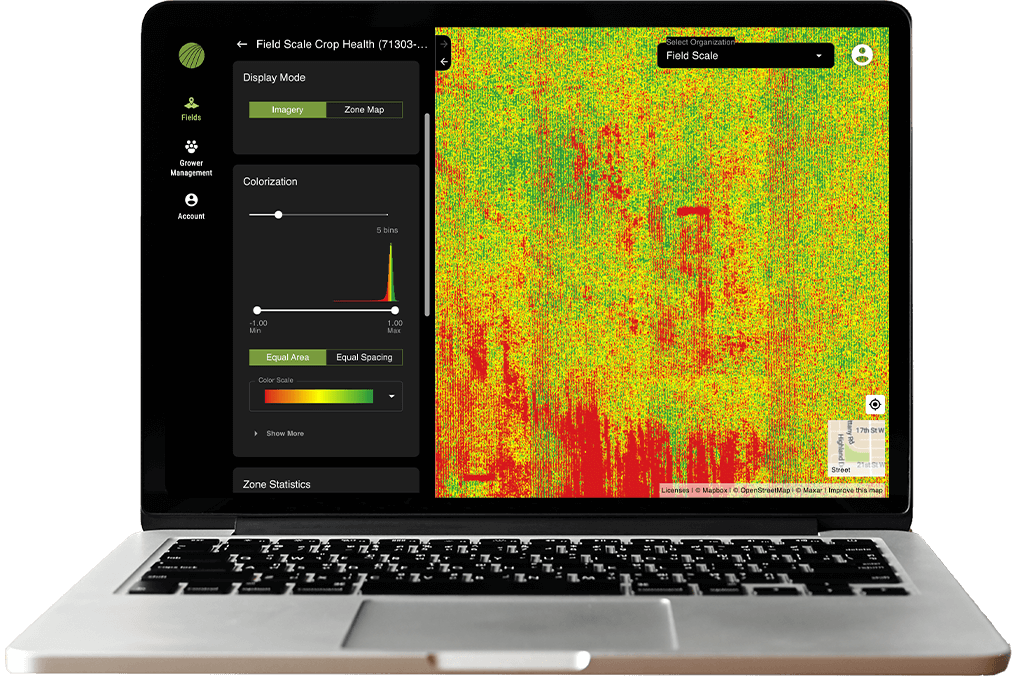 Field Scale Crop Health Mosaic